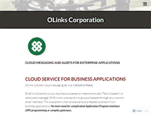 Tablet Screenshot of olinkscorp.com